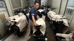 Ribuan Motor Balik ke Jakarta Diangkut Kereta