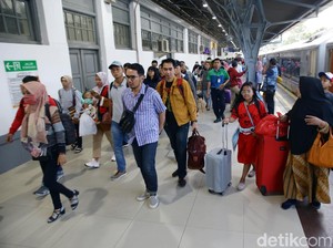 PT KAI: 50% Warga Jakarta Akan Kembali Setelah H+10 Lebaran
