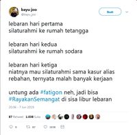 Meski Tak Bisa Nikmati Liburan, Para Netizen Tetap #RayakanSemangat