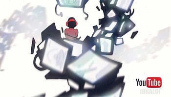 Seperti karakter YouTube yang mirip ular dan melilit penggunanya untuk terus menonton video. Foto: Brahim Bensehoul via Bored Panda