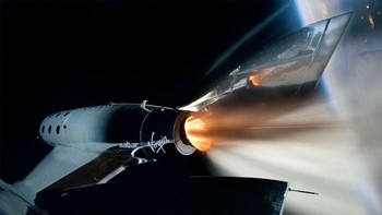 Selain SpaceShipTwo, Virgin Galactic juga punya VSS Unity yang juga merupakan pesawat bertenaga roket. Foto: Virgin Galactic