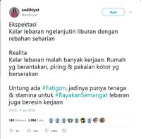 Meski Tak Bisa Nikmati Liburan, Para Netizen Tetap #RayakanSemangat