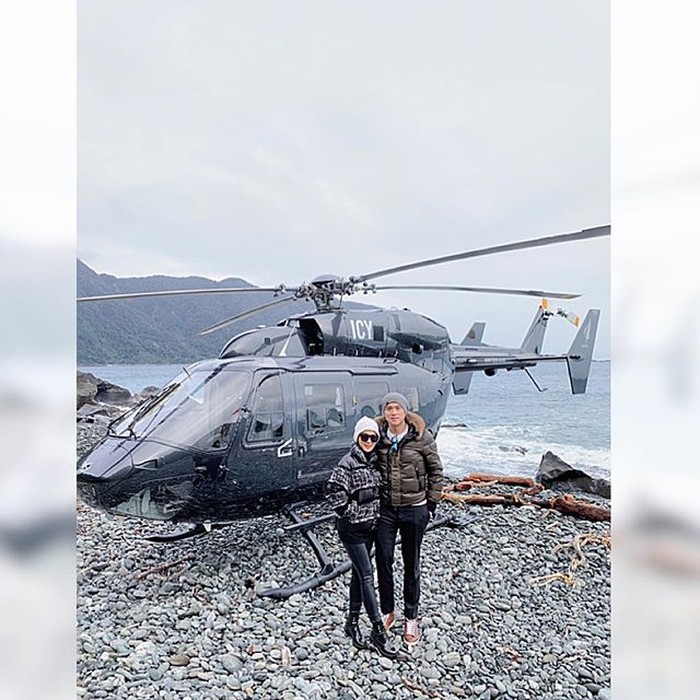 Syahrini dan Reino Barack liburan ke New Zealand. Foto: Dok. Instagram @princessyahrini Syahrini dan Reino Barack liburan ke New Zealand. Foto: Dok. Instagram @princessyahrini