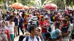Warga Ramai-ramai Kunjungi Ancol di Hari Terakhir Libur Lebaran