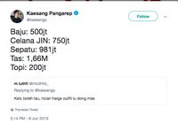 Kaesang Tulis Harga Outfit Miliaran, Ditjen Pajak: Nuwun Sewu