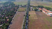 Pada H+5 Lebaran 2019, arus balik terpantau masih ramai. ANTARA FOTO/Harviyan Perdana Putra.