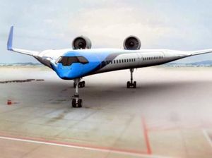 Desain Futuristik Pesawat KLM: Berbentuk Huruf V