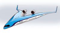 Desain Futuristik Pesawat KLM: Berbentuk Huruf V