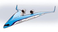 Namanya diambil dari gitar Gibson Flying V yang memiliki bentuk serupa. Desain ini dibuat Justus Benad, mahasiswa Technical University of Berlin. (dok. KLM)
