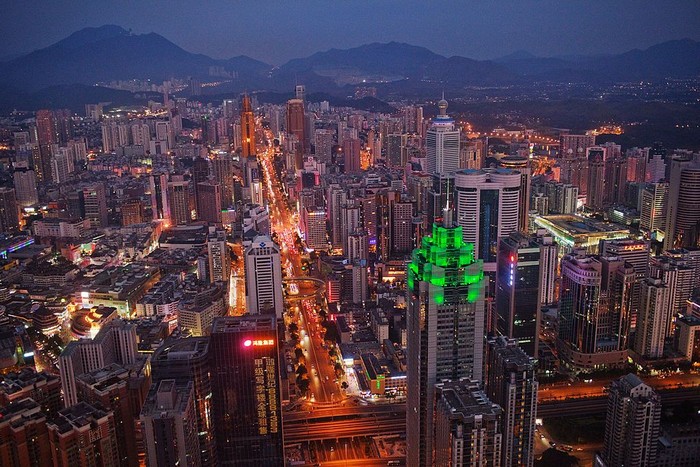 Kota Shenzhen yang gemerlap. Foto: Getty Images Kota Shenzhen yang gemerlap. Foto: Getty Images