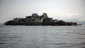 Potret Pulau Hashima, Dulu Area Terpadat di Dunia Kini Jadi Kota Mati