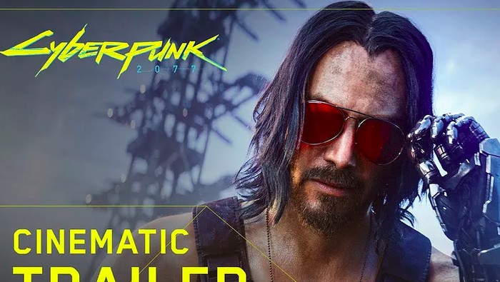 Keanu Reeves membintangi karakter game Cyberpunk 2077