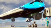 Akhirnya, desain ini dikembangkan oleh Tim Peneliti dari TU Delft University. Pihak KLM mengaku siap mendanai proyek ambisius ini. (dok. KLM)