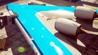 Pesawat ini dibekali 2 buah mesin turbofan yang terletak di bagian belakang sayap yang terbelah seperti huruf V. Desain yang cukup futuristik! (dok. KLM)
