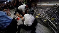 Sebelumnya demonstran besar-besaran terjadi di Hong Kong. Massa menolak rancangan undang-undang ekstradisi. REUTERS/Tyrone Siu.