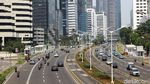 Hari Pertama Masuk Kerja, Jalan Sudirman-Thamrin Masih Lengang