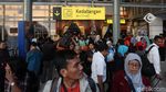 Pemudik Masih Berdatangan di Stasiun Pasar Senen