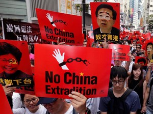 Diprotes Sejuta Warga Hong Kong, RUU Ekstradisi Tak Akan Dibatalkan