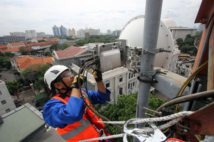 Ilustrasi BTS XL. Foto: XL Axiata Ilustrasi BTS XL. Foto: XL Axiata
