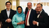 Pierre yang, Vice President IDBC Astrid Vasile, Menteri Pertambangan dan Minyak Energi Hubungan Industri untuk Australia Barat Bill Johnston dan Walikota Canning Paul Ng (Elis Zuliati Anis/Istimewa)