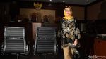 Senyum Eks Dirut Pertamina Karen Agustiawan Jelang Sidang Vonis