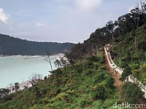 Libur Lebaran, 35 Ribu Wisatawan Kunjungi Kawah Putih Bandung