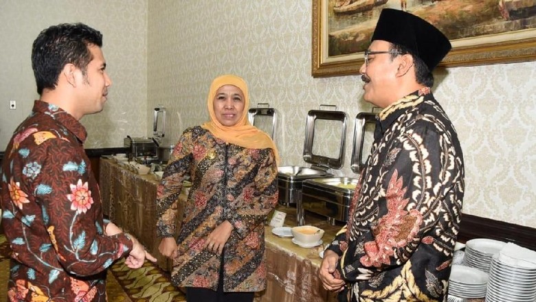 Halal Bi Halal di Grahadi, Khofifah-Gus Ipul Singgung Soal Kuburan Halal Bi Halal di Grahadi, Khofifah-Gus Ipul Singgung Soal Kuburan