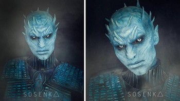 Night King film Game of Thrones. Foto: instagram.com/itlookslikekilled