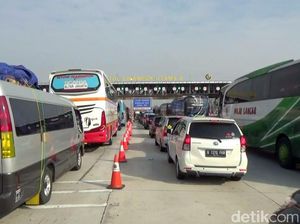 Arus Balik Imlek, 9.300 Kendaraan Masuk Jabodetabek Via GT Cikampek