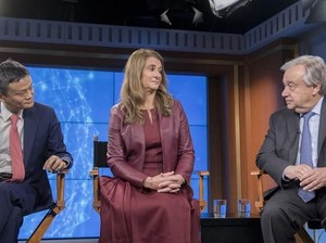 Jack Ma, Melinda Gates, dan Sekjen PBB Bahas Akses Internet