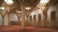 Selain tanpa listrik, masjid ini juga punya penyejuk alami. Cambridge Central Mosque dibuat dengan ventilasi yang baik. Selain udara yang keluar masuk, masjid ini juga didinginkan oleh energi lokal yang dihasilkan melalui pompa panas. (marksbarfield)