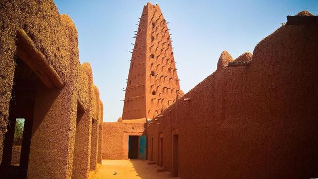 Masjid Segitiga di Dunia - Masjid Agadez, Niger