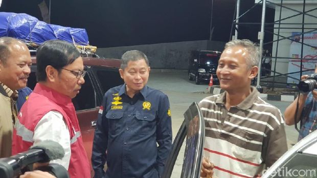 Menteri ESDM Ignasius Jonan cek pasokan BBM di Semarang