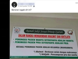 Jawaban Dinkes Kota Tangerang Soal Polemik RS Syariah