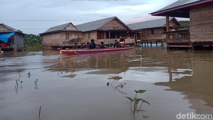 Banjir di Sidrap, Sulsel, Rabu (12/6/2019)