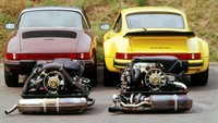 Daftar pertama diisi oleh mesin ikonik milik Porsche yang lahir pada tahun 1964 lalu, Porsches air-cooled flat-6. Foto: Pool (Carbuzz)