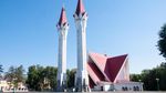Foto Masjid Al Safar dan 8 Masjid Segitiga di Dunia
