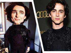 Bikin Heboh Boneka Ventriloquist Timothee Chalamet