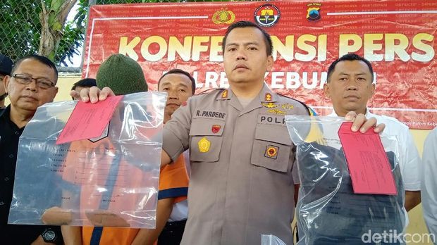 Jumpa pers di Mapolres Kebumen, Rabu (12/6). 