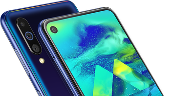 Untuk foto-foto, Galaxy M40 memiliki kamera depan tunggal 16MP dan tiga kamera belakang (32MP, ultra wide 8MP, depth sensor 5MP). (Foto: Samsung.com)