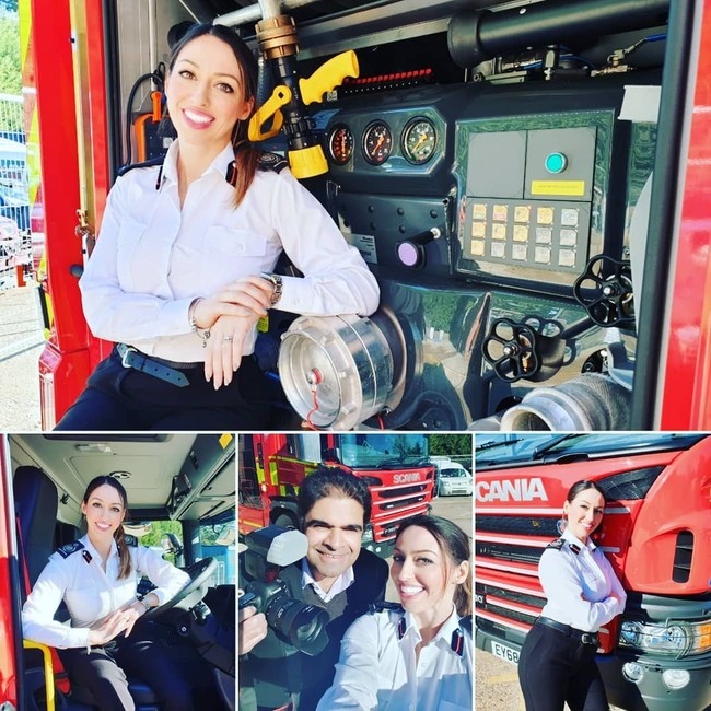 Bekerja menjadi petugas pemadam kebarakaran selama 18 tahun, kini Sabrina sudah berada di posisi atas. Dia menjabat sebagai Deputy Assistant Commissioner di pemadam kebakaran di London. Foto: Instagram @dr_sab_cohenhatton