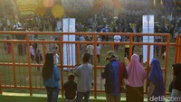 Dijelaskannya, antusiasme masyarakat dapat terlihat dari jumlah peserta yang berpartisipasi pada festival tahun ini. (Robby Bernardi/detikcom)