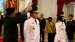 Senyum Gubernur Lampung Arinal Djunaidi Usai Dilantik Jokowi