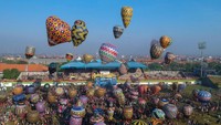 AirNav Indonesia bekerja sama dengan Pemerintah Daerah setempat menggelar acara Java Traditional Balloon Festival Pekalongan 2019, Rabu (12/6/2019).