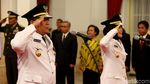 Senyum Gubernur Lampung Arinal Djunaidi Usai Dilantik Jokowi