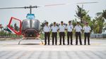Foto: Wisata Naik Helikopter di Ha Long Bay, Vietnam