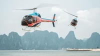 2 Helikopter Bell 505 akan melayani  Halong Bay Scenic Flight service. Penerbangan berangkat dari dan tiba di Pulau Tuan Chau, yang berjarak sekitar 170 km dari Hanoi (Bell Flight/CNN)