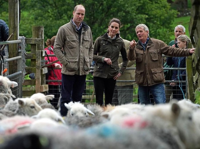 Pangeran William dan Kate Middleton saat mengunjungi Cumbria, Inggris. (Foto: Getty Images) Pangeran William dan Kate Middleton saat mengunjungi Cumbria, Inggris. (Foto: Getty Images)