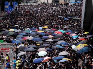 Unjuk Rasa Digelar Lagi, Parlemen Hong Kong Tunda Pembahasan RUU Ekstradisi
