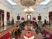 Kadin & HIPMI Merapat ke Istana, Bertemu Jokowi-Erick Thohir